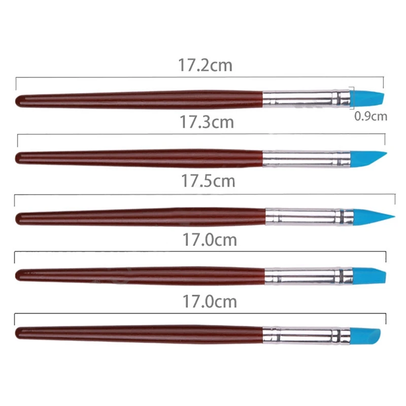 Набор инструментов для лепки из керамической глины, ELEG-45 шт., для начинающих, профессиональное искусство, поделки, деревянная ручка, инструменты для лепки керамической глины