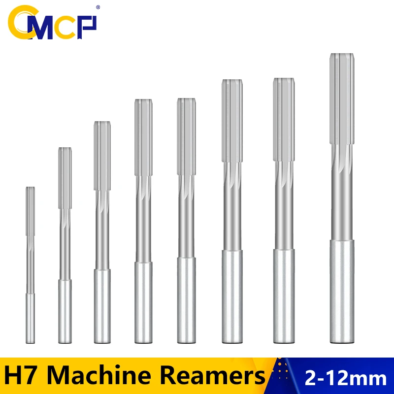 Straight Handle HSS H8 Chucking Reamer 5.5mm Cutting Diameter Milling Machine Tool 