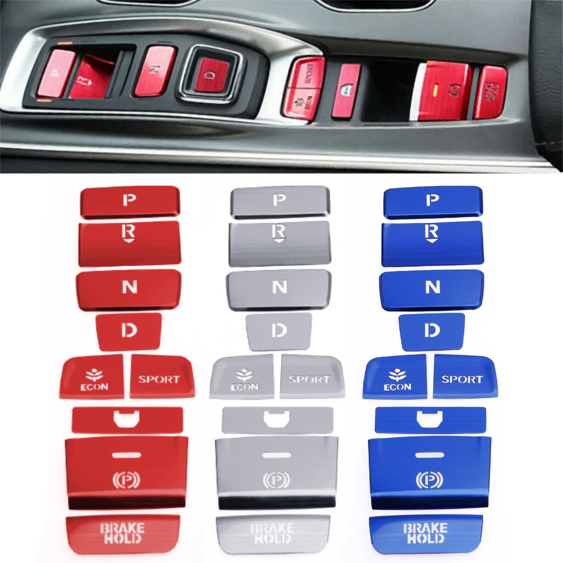 CITALL 1 комплект панель переключения передач накладка на кнопки подходит для Honda
