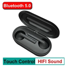 TWS беспроводной Bluetooth 5,0 футляр для наушников спортивные сенсорные наушники настоящие HIFI наушники 6D HD стерео наушники с микрофоном PK T5 QS1 GT1