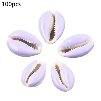 

100 Cowrie Shells for Jewelry Making Adults Smooth Cut Cowrie Shell Beads Medium