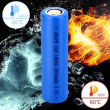 

6PCS 2000MAH 3.7V 18650 Rechargeable Battery Lithium Batteries High Performance Li-ion Cell