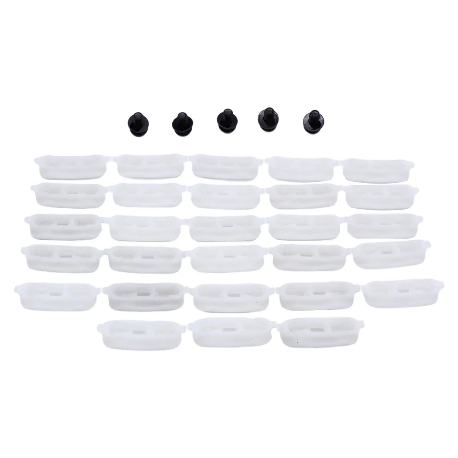 28 Pieces Roof Trim Mounting Clips Lower Door Gutter Trims Clips For