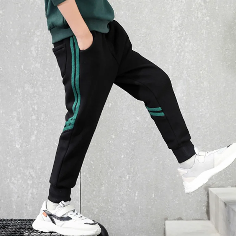 

BOY'S Pants Spring, Autumn And Winter Big Boy Casual Stretch Pants Children Loose-Fit Skinny Pants Trousers Boy Athletic Pants