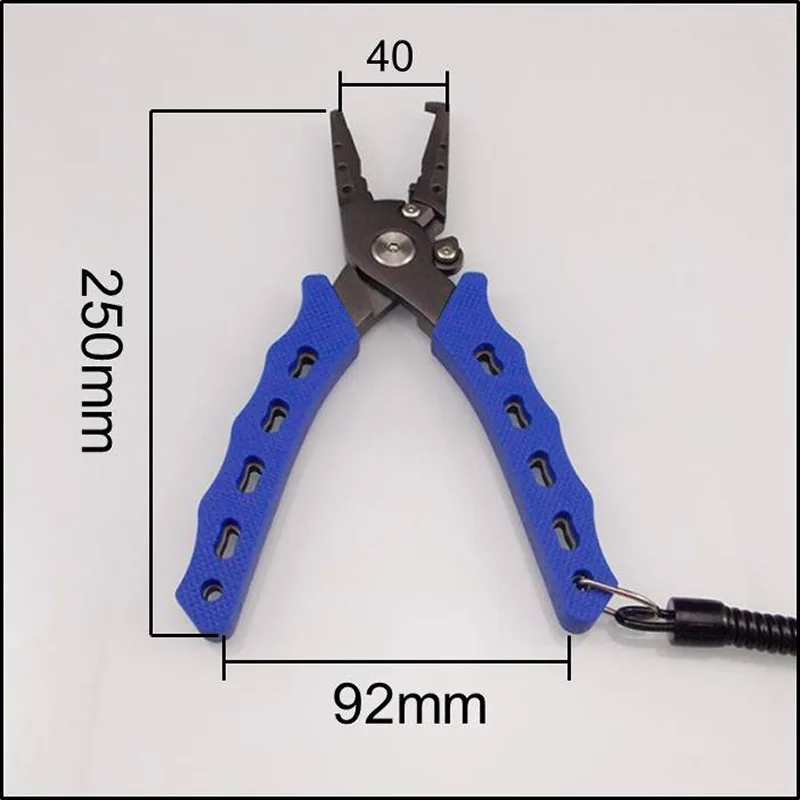 ESFISHING Fishing Multifunctional Plier Camping Secure Pliers Lip Grips Fish Remover Fishing Tools Trimming Hook