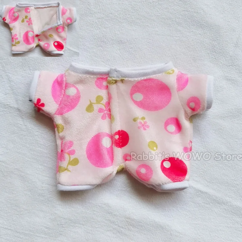 20cm Baby Doll Outfit Plush Doll's Clothes Lovely Hoodie Stuffed Toy Dolls Accessories for Korea Kpop EXO Idol Dolls 13