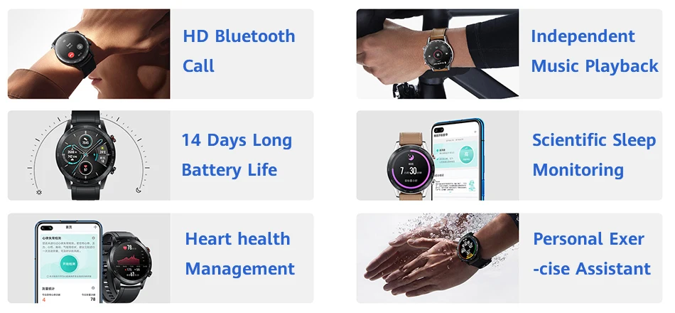 HONOR Magic Watch 2 Смарт-часы пульсометр Мониторинг давления сна водонепроницаемые носимые устройства шагомер