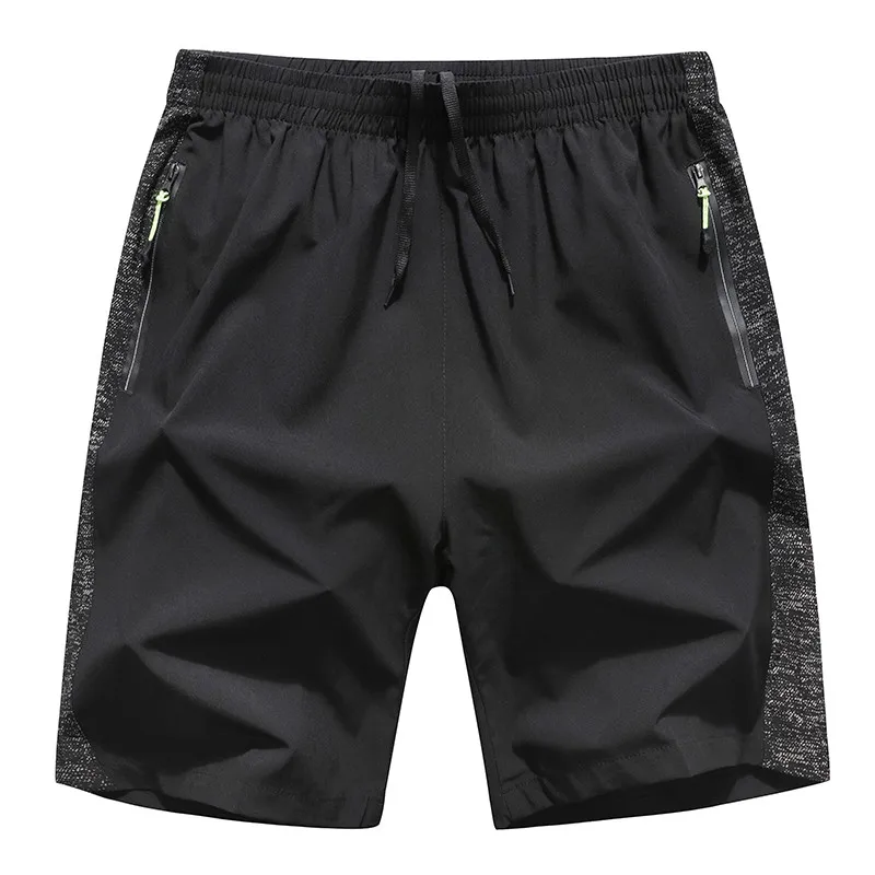Summer Shorts Mens Clothing Breeches Zip-Pocket Quick-Dry Mens Breathable