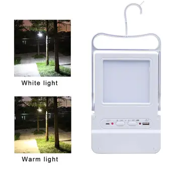 

300LM Solar Rechargeable LED USB Light For Camping Hiking Garden Night Lamp