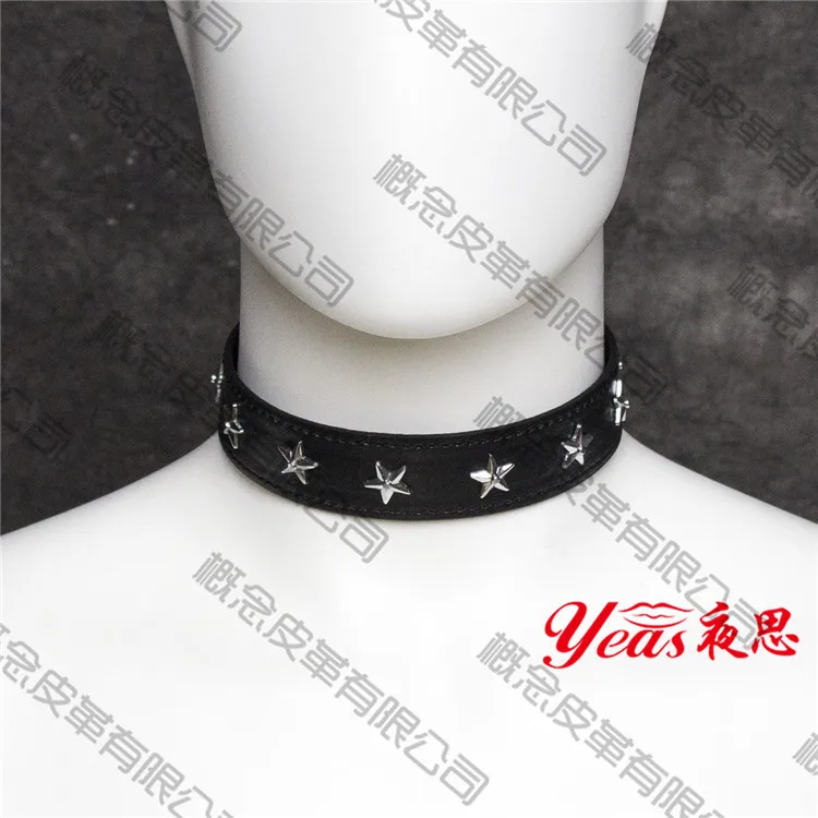 Manufacturers Direct Selling Leather Black And White with Pattern Pin Buckle Bandana Bound Toy Flirting Traction Belt Suppositor