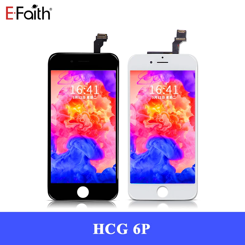 HCG 6P Mixed 10 шт./лот E-Faith HCG качество высокое насыщенность цвета ЖК-дисплей для iPhone 6 6G 6S 6P 6SP Plus ЖК-дисплей экран чувствительный сенсорный - Цвет: HCG 6P Mixed