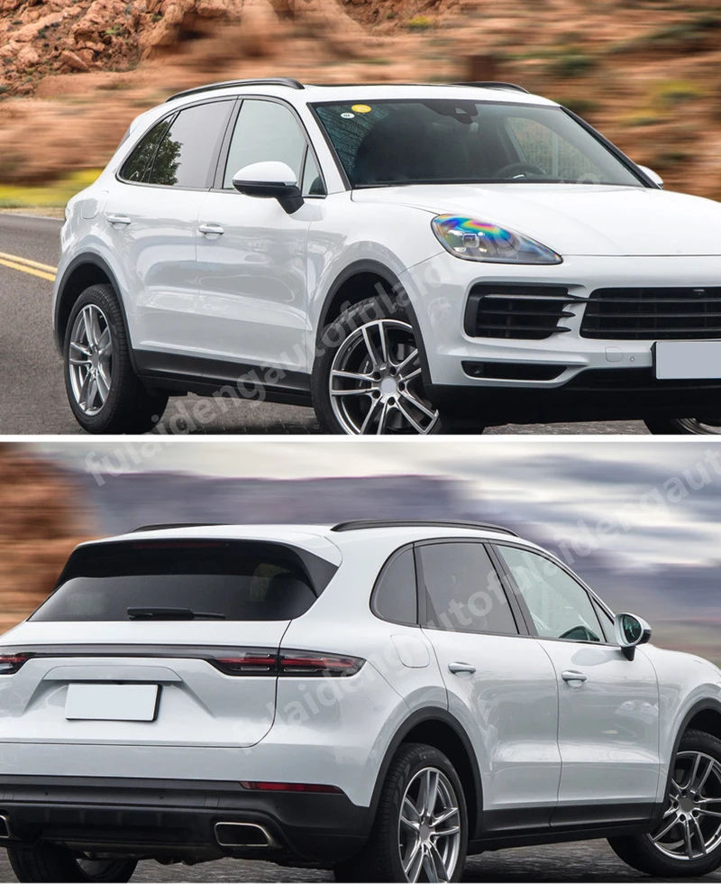2 шт алюминиевый сплав багаж багажник на крышу рейка для Porsche Cayenne 2011-- стайлинга автомобилей
