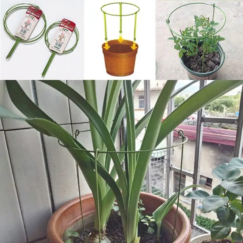 

Garden Plant Support Rings Climbing Plants 28cm 40cm Round Supporter Frame