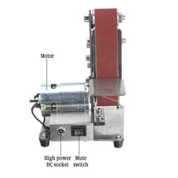 

Mini Multifunctional Grinder Electric Belt Sander DIY Polishing Grinding Machine