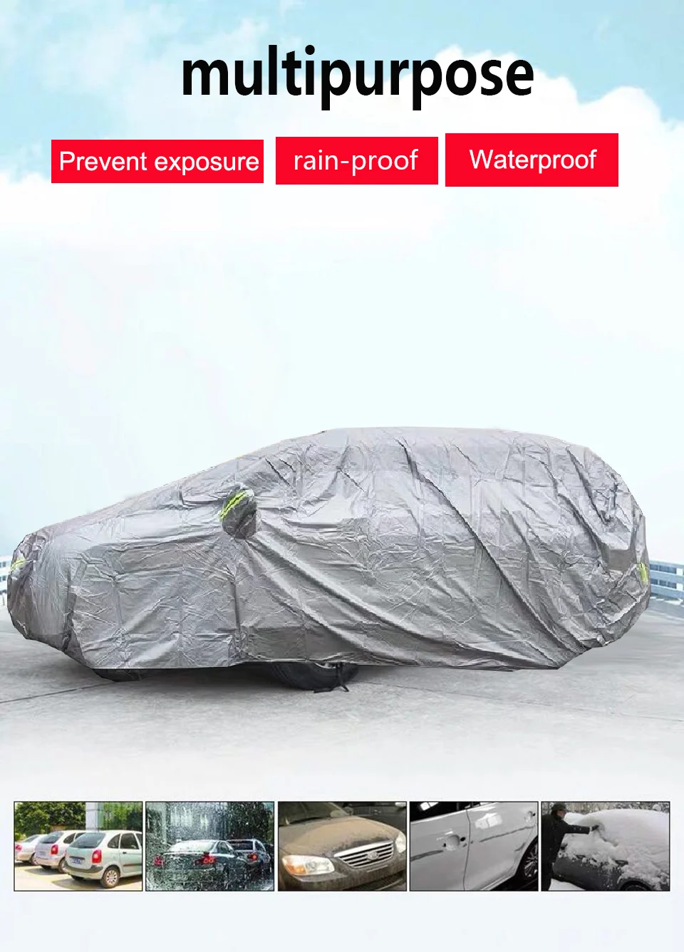 Bache voiture чехол для автомобиля чехол для зонта для автомобиля чехлы для автомобиля брезент автомобилей 190t водонепроницаемый oto branda