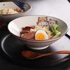 FANCITY Creative Japanese-style ceramic hosa ramen bowl large Ajisen beef noodle bowl consumer and commercial noodle bowl soup b 2