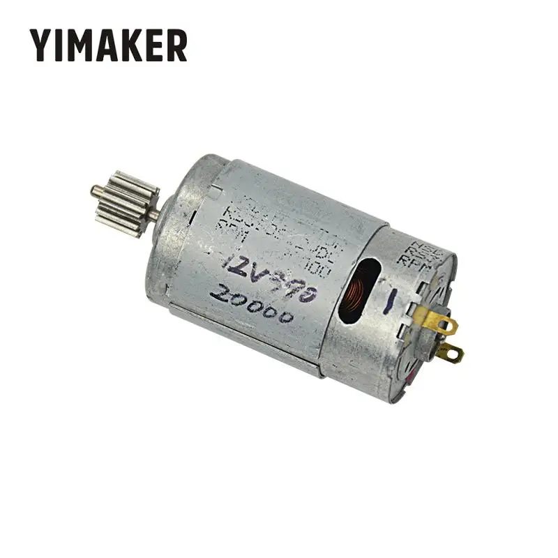 YIMAKER 1 шт. двигатель постоянного тока для электромобиля 12 В RS390 12T 15 25 Вт 20000 ОБ/мин