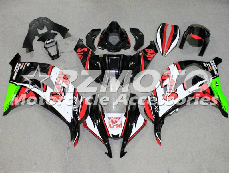 Новый ABS инъекции пластмассы полный обтекатель комплект для Kawasaki Ninja ZX 10R 2016 2017 2018