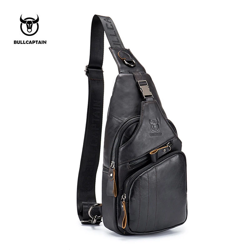 

BULLCAPTAIN Genuine Leather Mens Messenger Bag Casual Bag Crossbody Bag Shoulder Bag Men's Bag Men's Shoulder Bag Men's Shape