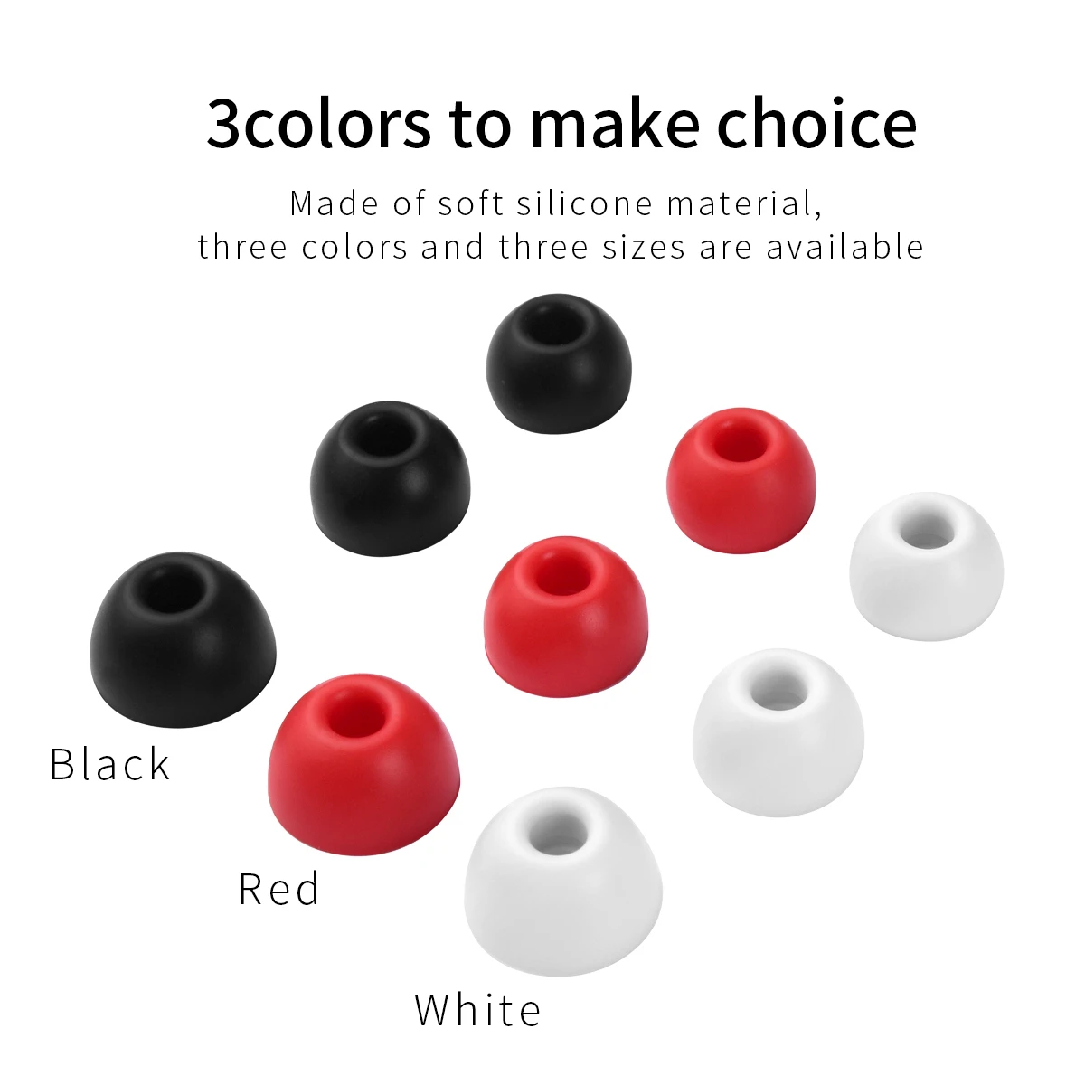 6Pcs Silicone Ear Tips for Beats Fit Pro Eartips Fit Pro Wireless