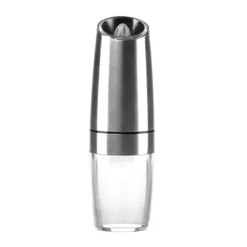 

Stainless Steel Induction Pepper Mill Gravity Induction Grinder Stainless Steel Electric Grinder Sliver