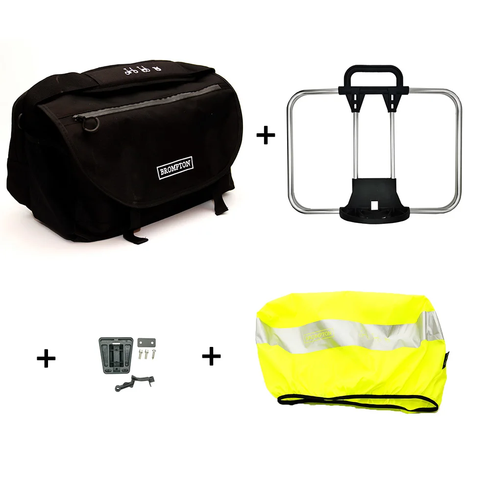 ACEOFFIX для Brompton S сумка SBag корзина сумка для складного велосипеда Brompton сумка для овощей рама Аксессуары для велосипеда - Цвет: S bag 1set
