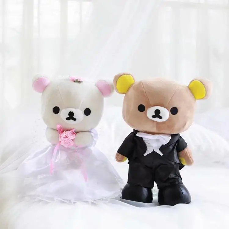 2 шт. милые плюшевые игрушки Свадебные стежка персонажи Little Twin Stars 30cm круглая мягкие игрушки подушки на день рождения Рождественский подарок#1918