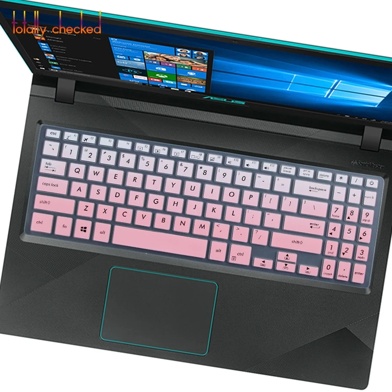 Для Asus Vivobook 15 X560UD X560 X560u A560 A560UD X507Ub Yx560Ud Yx560U 15,6 дюймовый ноутбук клавиатура защитная накладка для телефона - Цвет: fadepink