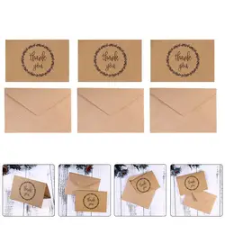 Cartes de vœux pour Thanksgiving, 20 pièces, pliable, Note de remerciement, cadeau 