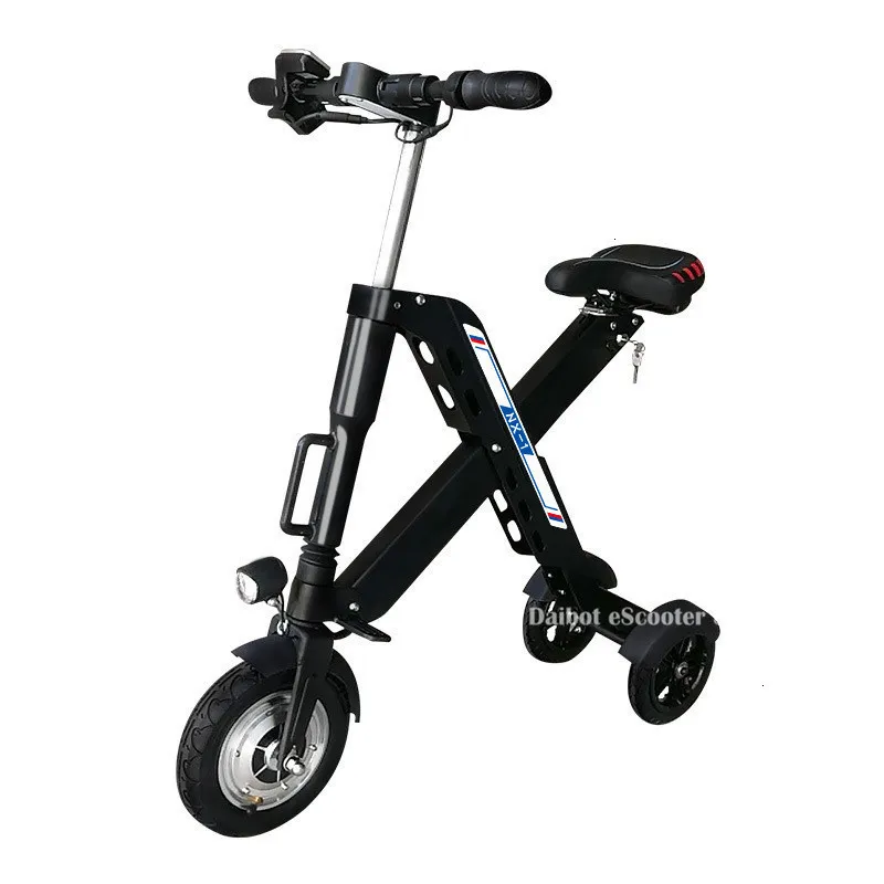 Daibot 3 Wheel Electric Scooter Mini Electric Bicycles 10 Inch 350W 36V Quick Foldable Portable Electric Bikes Adults Women (8)