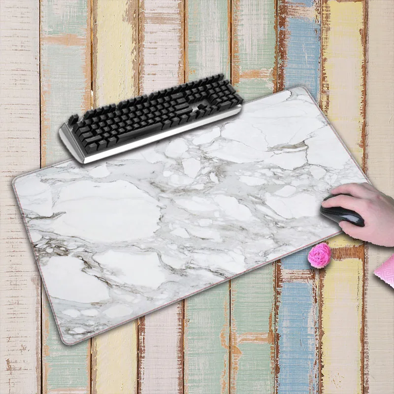 International Marble 900*400*3mm Gaming Mouse Pad Lock Edge Large Mouse Mat PC Computer Laptop Mous