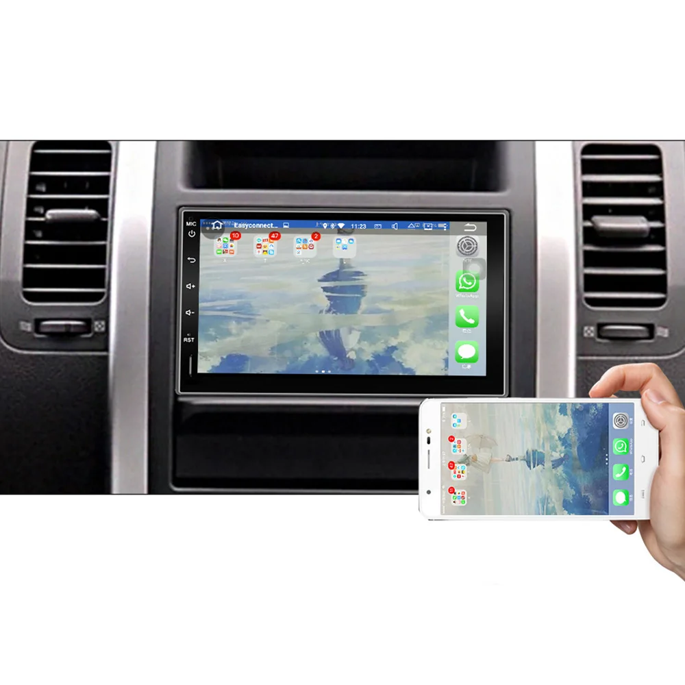 EU lager Eunavi 2 din Universal Android 9,0 Auto Radio stereo PC multimedia Player GPS 1024*600 touch screen IPS TDA7851 2DIN EU lager Eunavi 2 din Universal Android 9,0 Auto Radio stereo PC multimedia Player GPS 1024*600 touch screen IPS TDA7851 2DIN