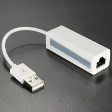 

USB2.0 Male to RJ45 Ethernet Lan Network Adapter Dongle 10/100 Mbps for Notebook