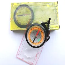 Человек против. Дикое Уличное оборудование профессиональная Dc45-5a шкала карта многофункциональный компас со шкалой