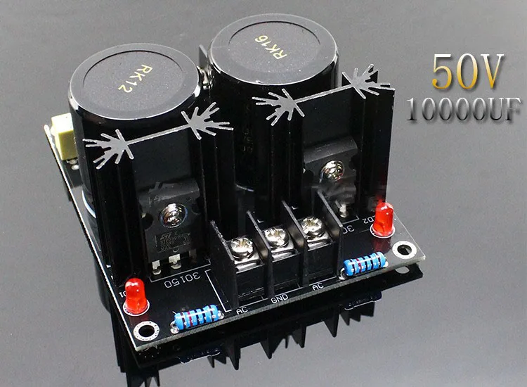 

120A Amplifier Rectifier Filter High Power Schottky Rectifier Filter Power Supply Board For Home Theater 10000uf 50V