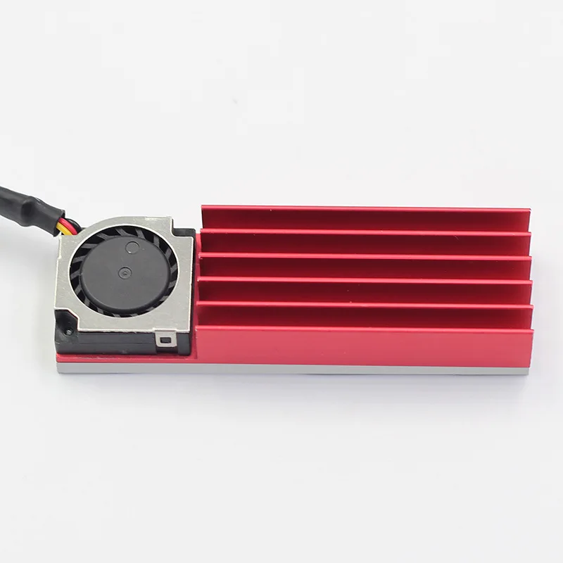 Qиндийский вентилятор NVME NGFF M.2 радиатор 2280 SSD металлический лист теплопроводность Кремниевая пластина Вентилятор охлаждения Радиатор