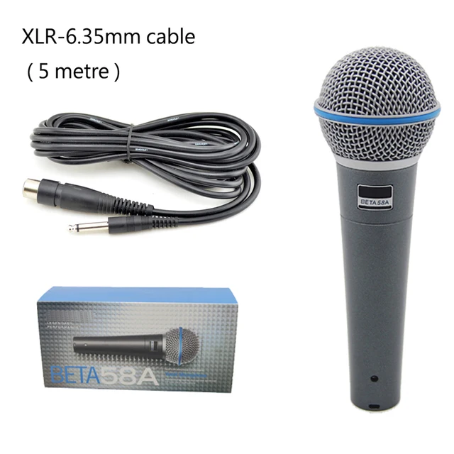 headset with mic BETA58A Wired Professional Vocals Microphone BETA57A Super-Cardioid 58A Dynamic Mic For Live Vocals Karaoke Stage Recording mic stand Microphones