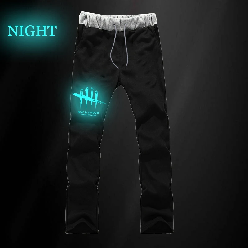 3 Dead by Daylight светящиеся штаны на шнурке Модные Хлопок Спортивные штаны Бег трусцой брюки - Цвет: 3