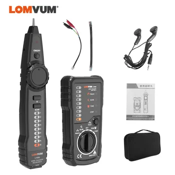 

LOMVUM Wire Tracker Cable Finder RJ45 RJ11 Network Network Cable Tester Detector Line Finder Multifunction Testing Tool