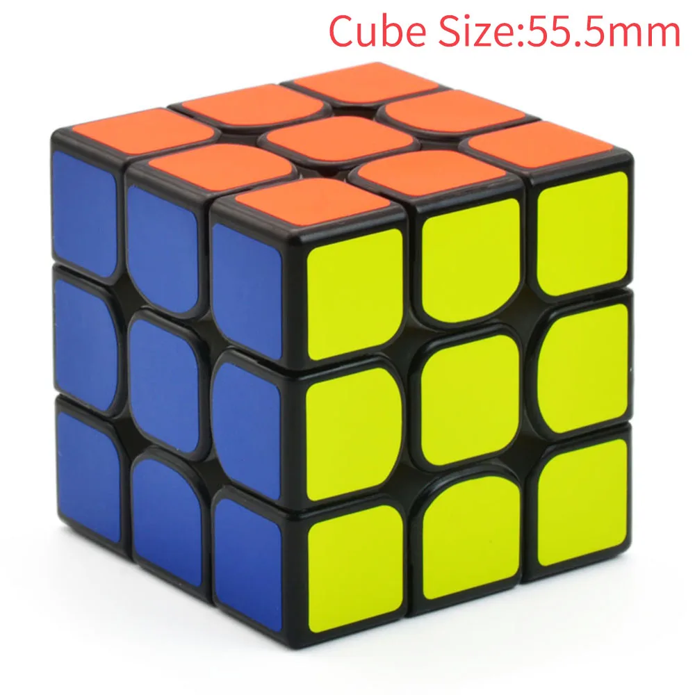 Yongjun MGC V1 3x3x3 Магнитный куб черный магический куб головоломка для начинающих Интеллектуальный Магический кубик игрушки для детей