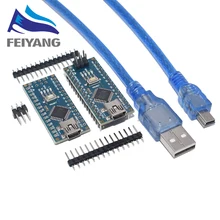 10 шт. MINI USB/MICRO USB Nano 3,0 ATMEGA328P/ATMEGA168P для контроллера ardunio совместимый NANO CH340 USB драйвер без кабеля