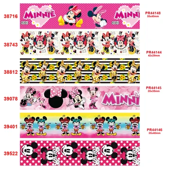 

Free shipping 2020 new arrival 50yards cartoon printed grosgrain ribbons38716