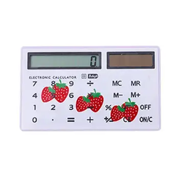 

8 Digits Solar Power Calculator Display With Touch Screen Student Portable Calculation Exam Supplies Arithmetic Calculator Gift