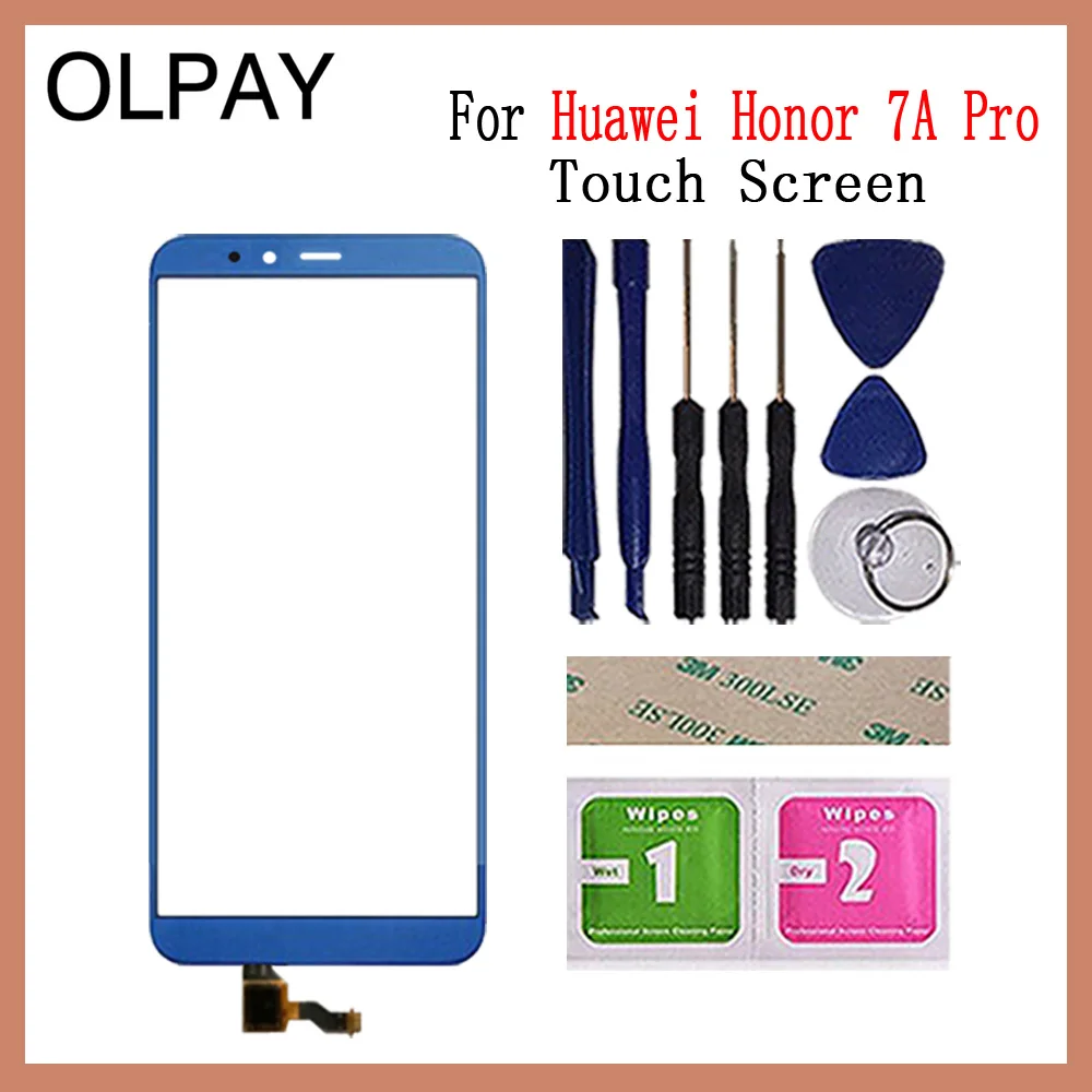Мобильный телефон 5," дюймовый сенсорный экран для HuaWei Honor 7A Pro AUM-L29 сенсорный экран дигитайзер Панель переднее стекло объектив сенсор