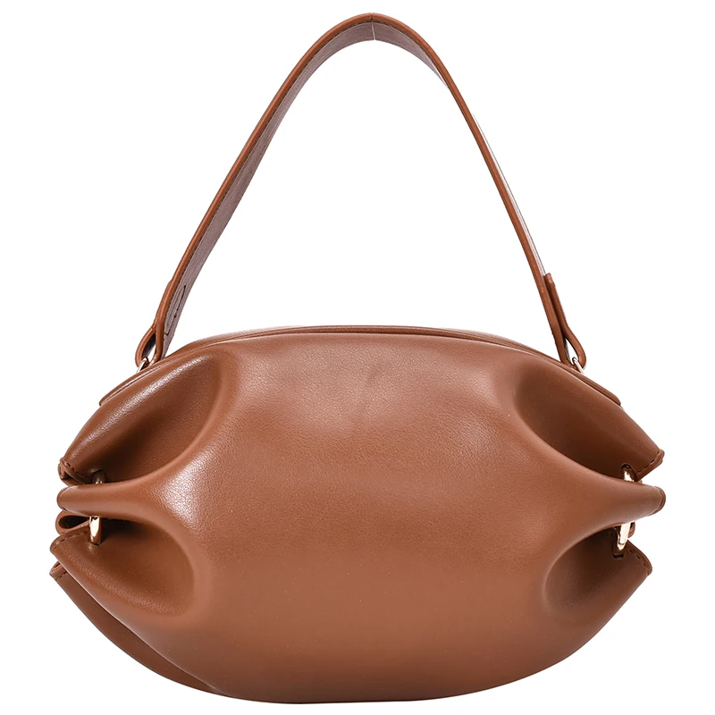 

Cloud-wrapped Soft Leather Madame Small Bag Single Shoulder Slant Dumpling Bags Handbag Day Clutches bags Fashion Messenger Bags