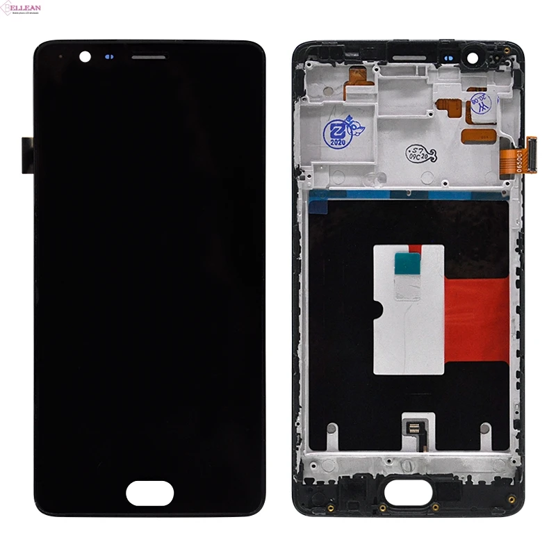 HH для Oneplus 3 ЖК дисплей сенсорный экран дигитайзер сборка с рамкой Замена 3T A3010 A3000