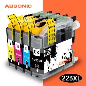 

Unismar 4PK LC223 LC221 LC 223 Cartridges for Brother Printer Ink Cartridge DCP-J562DW J4120DW MFC-J480DW J680DW J880DW J5320DW
