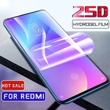 25d полное покрытие Гидрогелевая пленка для xiaomi redmi note 8 7 pro Защита экрана для xiaomi redmi 8 7 7a note 6 6a k20 pro не стекло