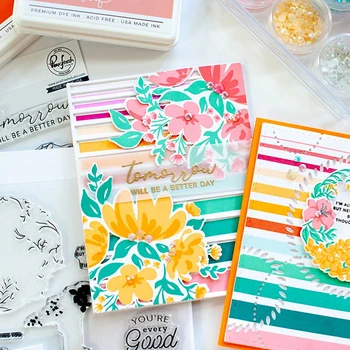 

Panalisacraft Flowers Metal Cutting Dies And Stamps cut die scrapbooking Album Paper Card Craft Embossing