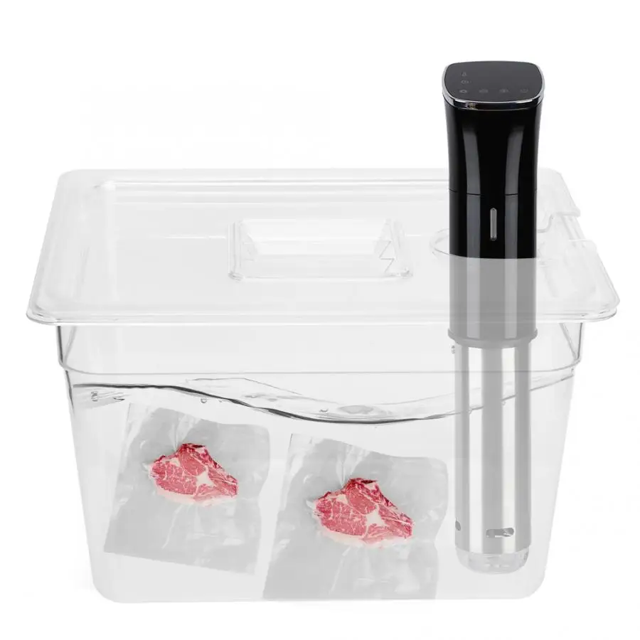 Sous Vide плита 11Л складной навесной контейнер с крышкой для циркулятор кулинарная